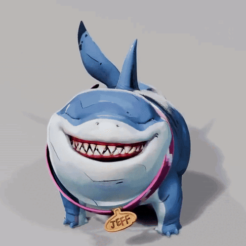 Jeff Land Shark GIF