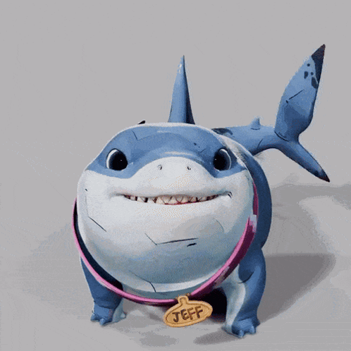 Jeff Land Shark GIF