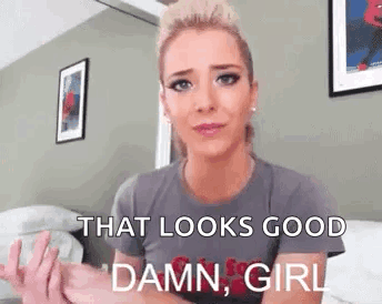 Jenna Marbles Damn Girl GIF