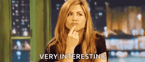 Jennifer Aniston Thinking GIF