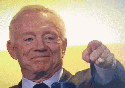 Jerry Jones Pointing GIF