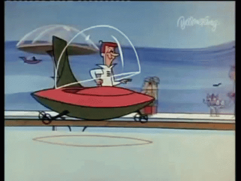 Jetsons Suitcase Car GIF