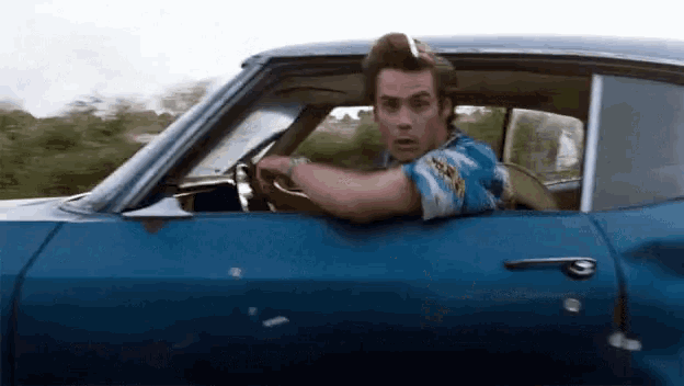 Jim Carrey Car GIF