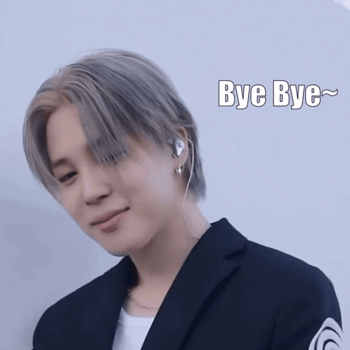 Jimin Bye GIF