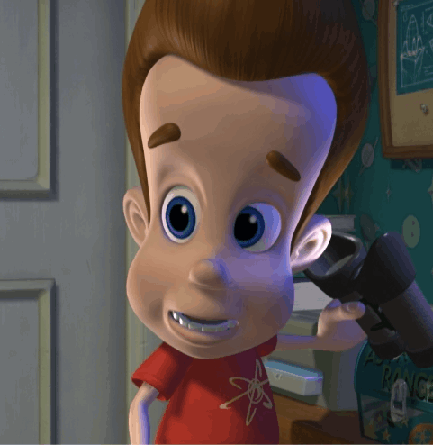 Jimmy Neutron Reaction GIF