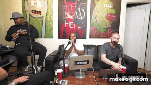 Joe Budden Hand Rub GIF