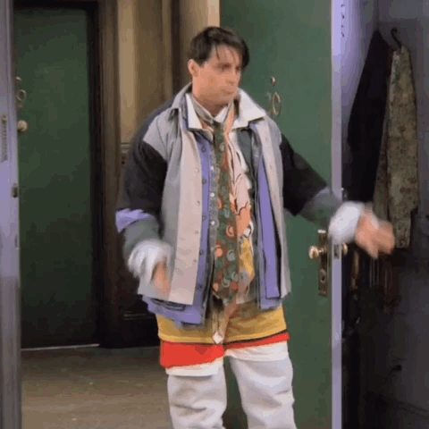 Joey Clothes Joey Tribiani GIF