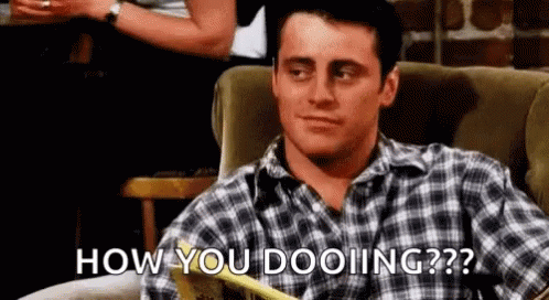 Joey Flirt GIF