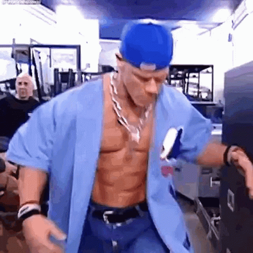 John Cena Walking John Cena Thuganomics GIF