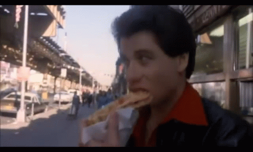 John Travolta Eating GIF