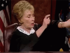 Judge Judy Ain'T Got Time For That GIF