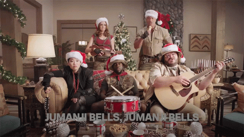 Jumanji Bells Dwayne Johnson GIF