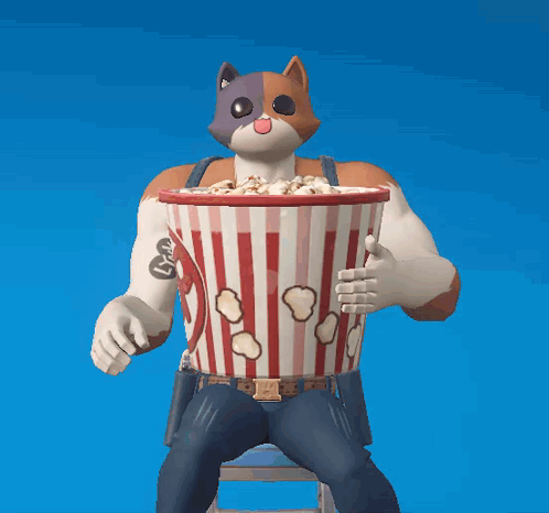Jumbo Popcorn Fortnite GIF