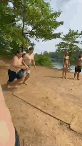 Jumping Into Lake Jump Off Cliff Into Water GIF