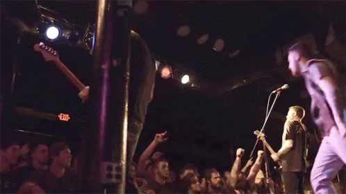 Jumping To The Crowd Dan Oconnor GIF