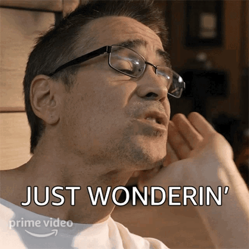 Just Wonderin John Volanthen GIF