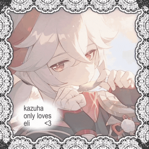 Kaedehara Kazuha Elizuha GIF