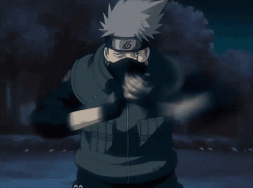 Kakashi Goku Ultra Instinct GIF