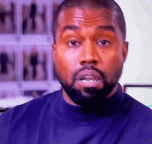 Kanye West Blink GIF