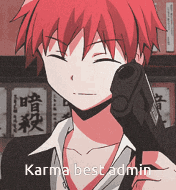 Karma Best Admin Karma Akabane GIF