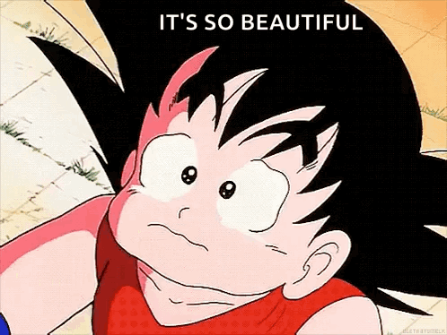 Kid Goku Crying GIF
