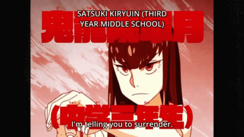 Kill La Kill Satsuki Kiryuin GIF