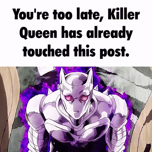 Killer Queen Jjba GIF