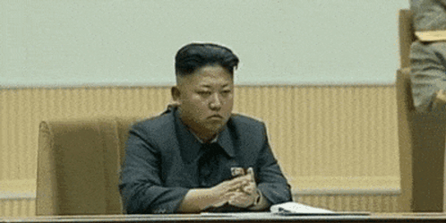 Kim Jong Un Clapping GIF