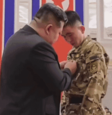 Kim Jong Un Hug GIF
