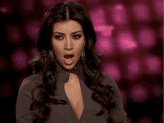 Kim Karsashian Yawning Funny Thru Seasons Judasfools Vis Visnja GIF
