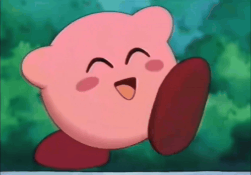 Kirby Happy Kirby GIF