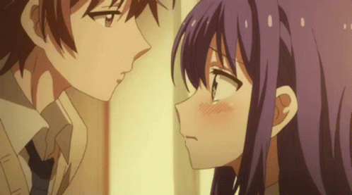 Kiss Anime Couple GIF