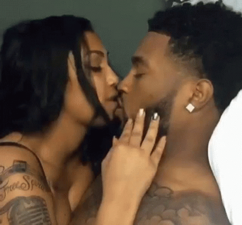 Kisses Slow Tongue GIF