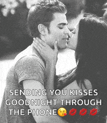 Kisses Through The Phone Kisses Goodnight GIF