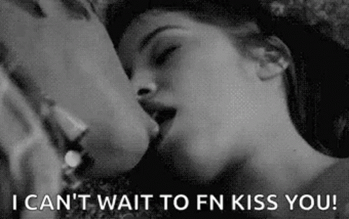 Kissing Black GIF