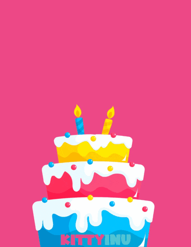 Kitty Inu Happy Birthday GIF