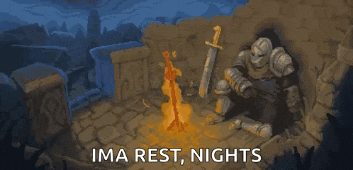 Knight Rest GIF