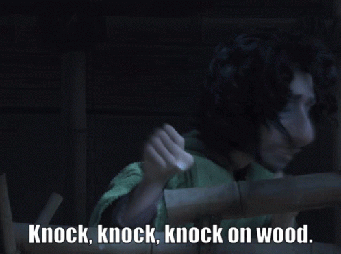 Knock On Wood Bruno GIF