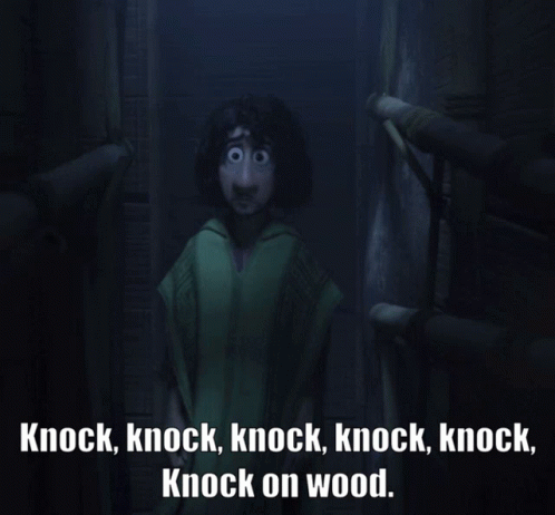 Knock On Wood Bruno GIF