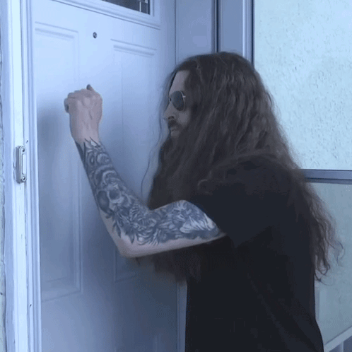 Knocking On The Door Samus Paulicelli GIF