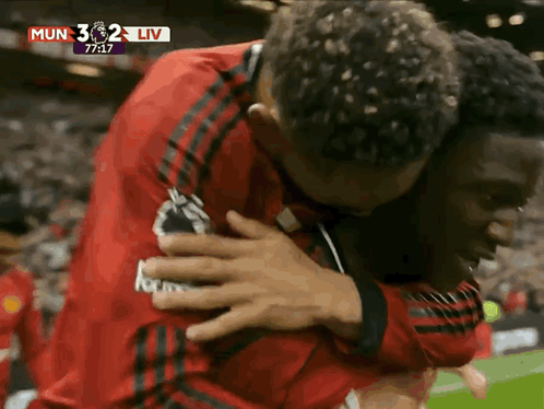 Kobbie Mainoo Goal Celebration GIF