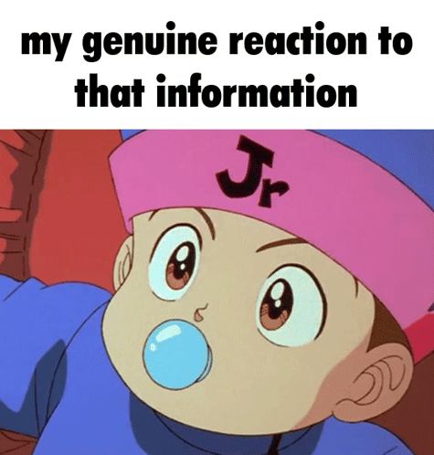 Koenma My Genuine Reaction To That Information GIF