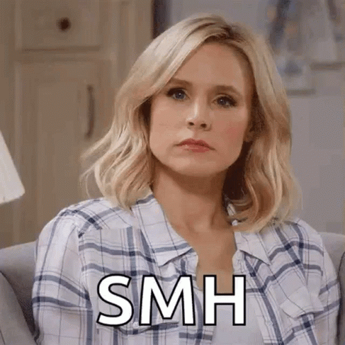 Kristen Bell Smh GIF