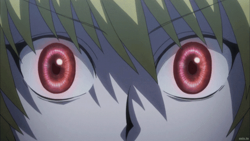 Kurapika Scarlet Eyes GIF