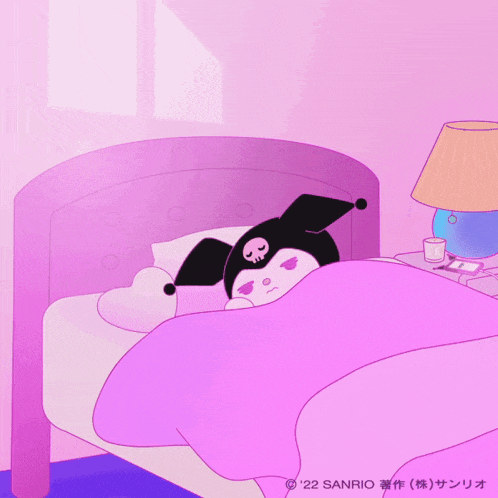 Kuromi Sleepy GIF