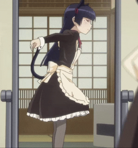 Kuroneko Ruri Gokou GIF