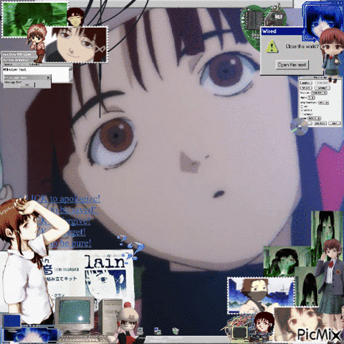 Lain Serial Experiments Lain GIF