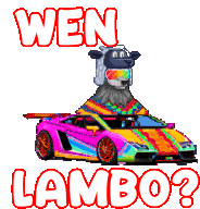 Lambo Wen Sticker