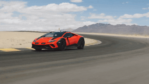 Lamborghini Huracan Sterrato Driving GIF