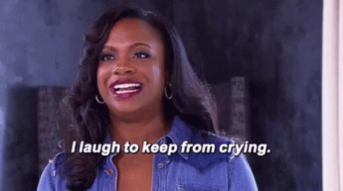 Laugh To Keep From Crying Kandi Burruss GIF